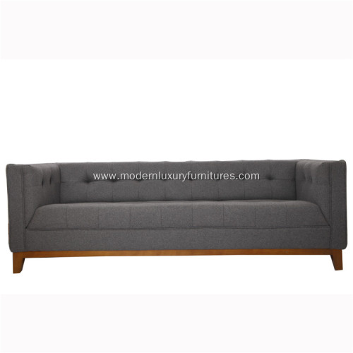 Wooden Frame Woolen Fabric Atwood Sofa